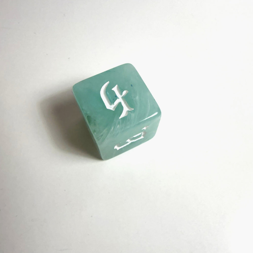 Frosted Pirate Acrylic Dice Set