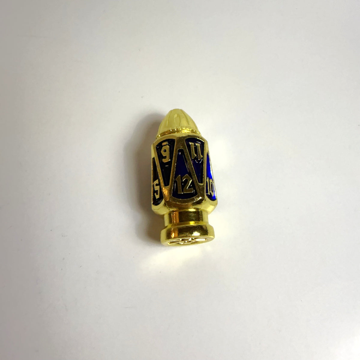 Bullet Magazines Gold Solid Metal Dice Set