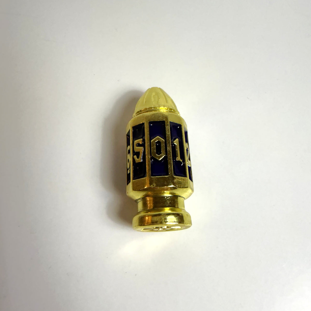 Bullet Magazines Gold Solid Metal Dice Set