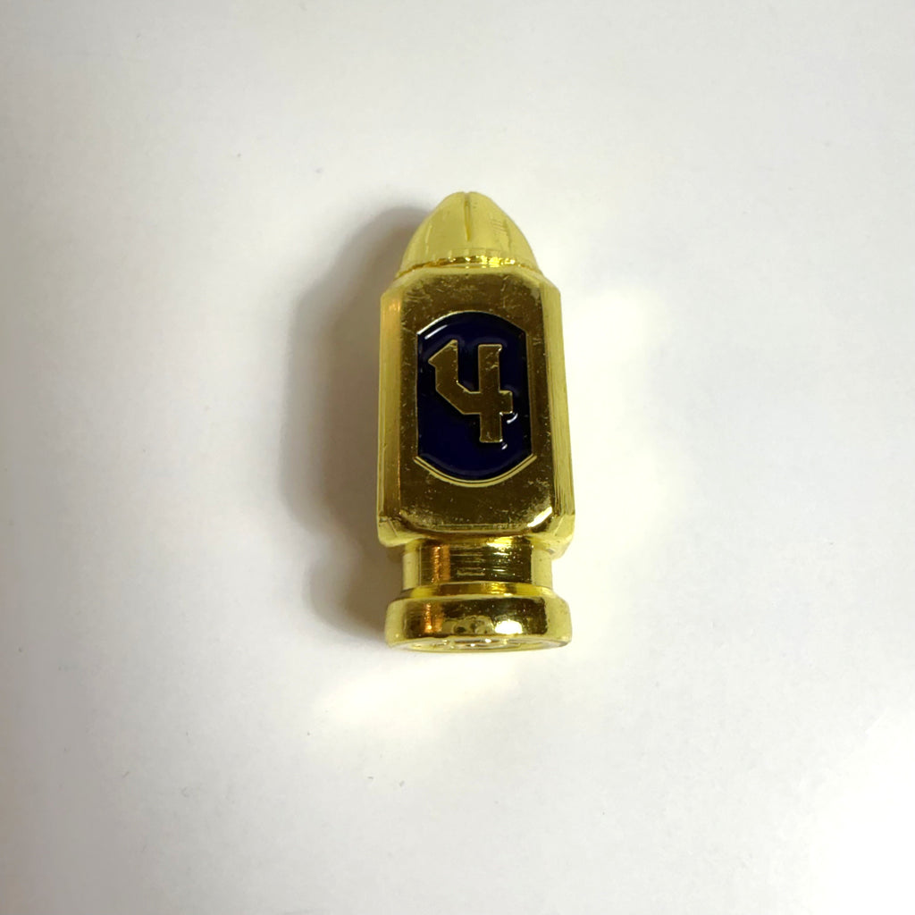 Bullet Magazines Gold Solid Metal Dice Set