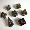 Ancient Uplink Solid Metal Dice Set