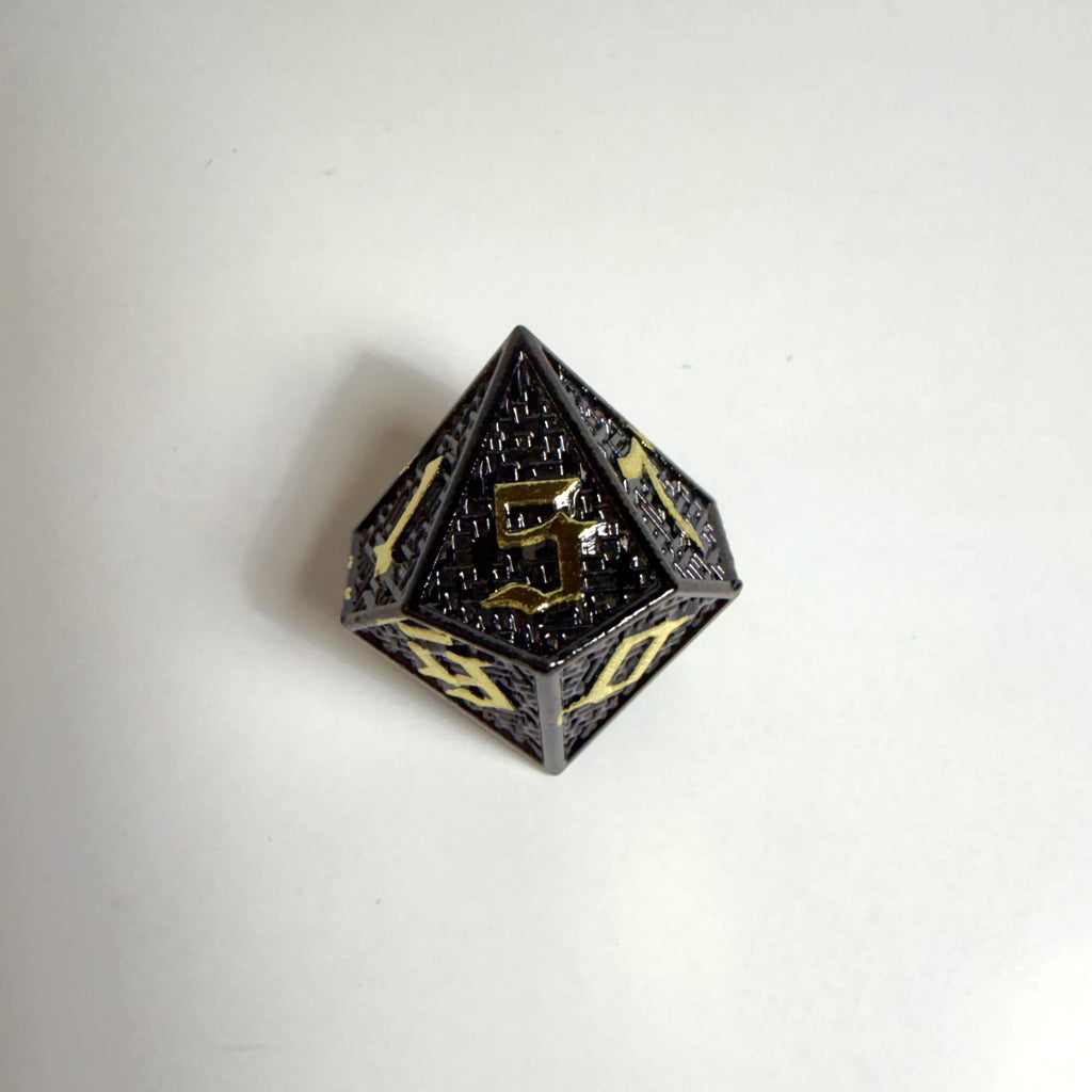 Ancient Uplink Solid Metal Dice Set
