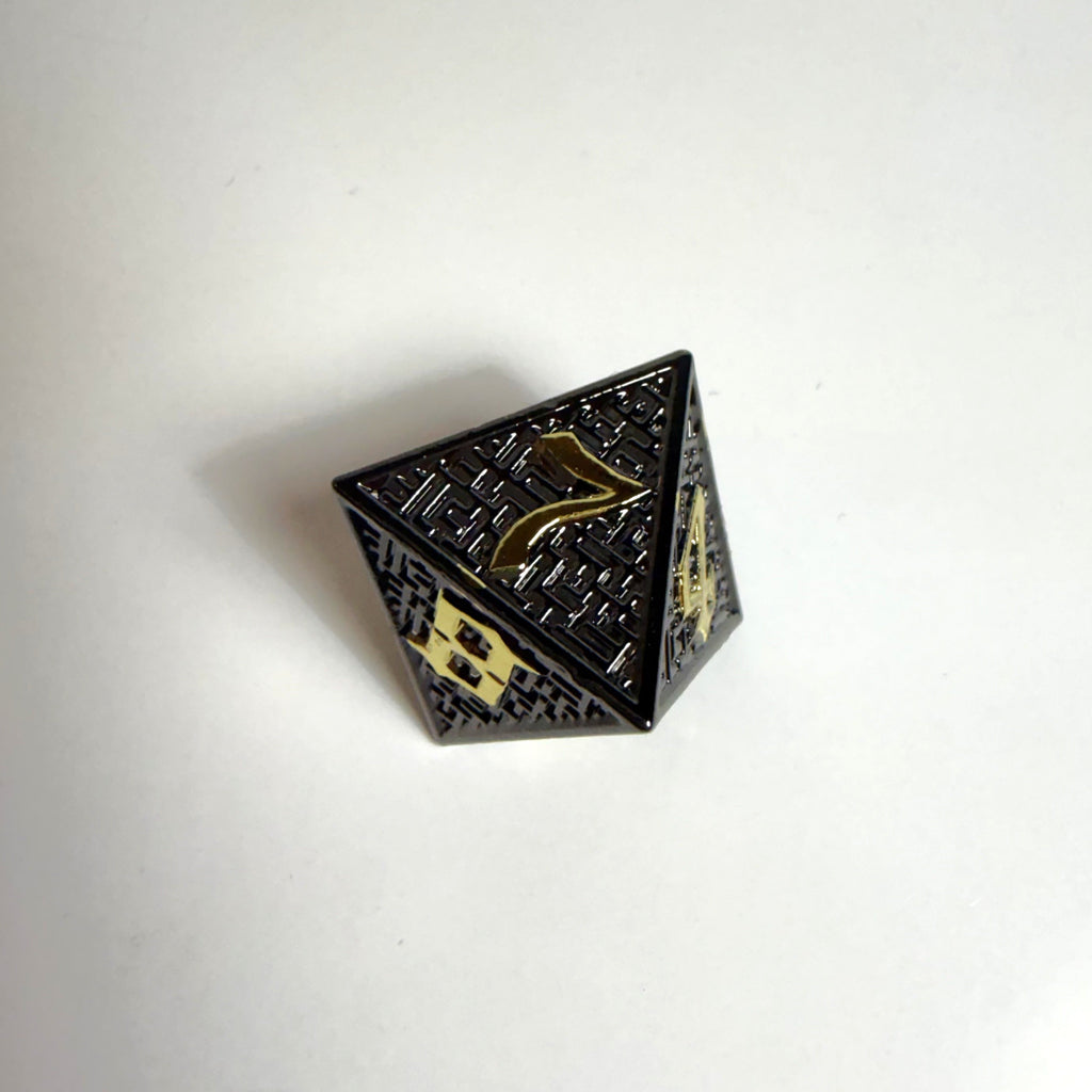 Ancient Uplink Solid Metal Dice Set