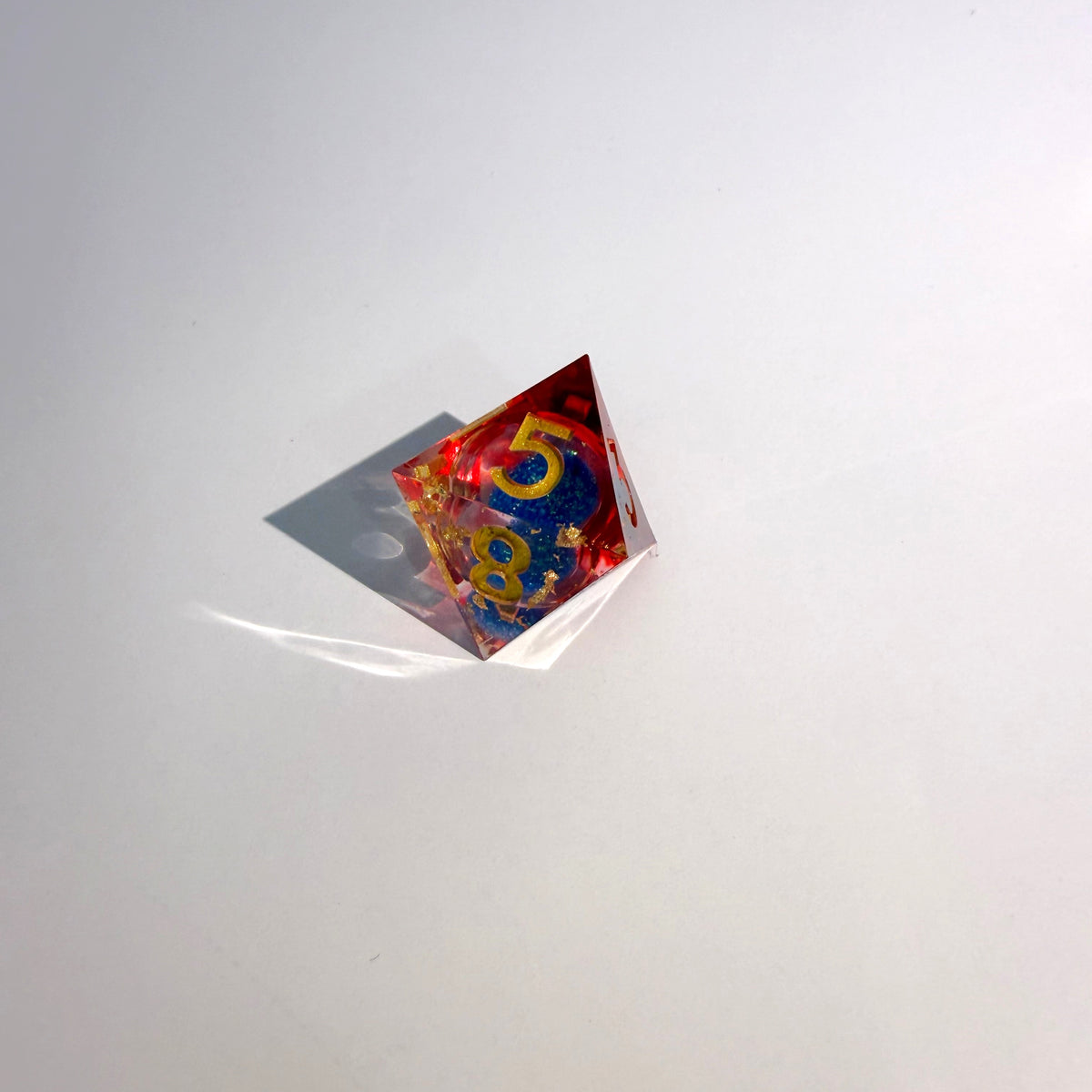 Sunfire Blaze Liquid Core Resin Dice Set