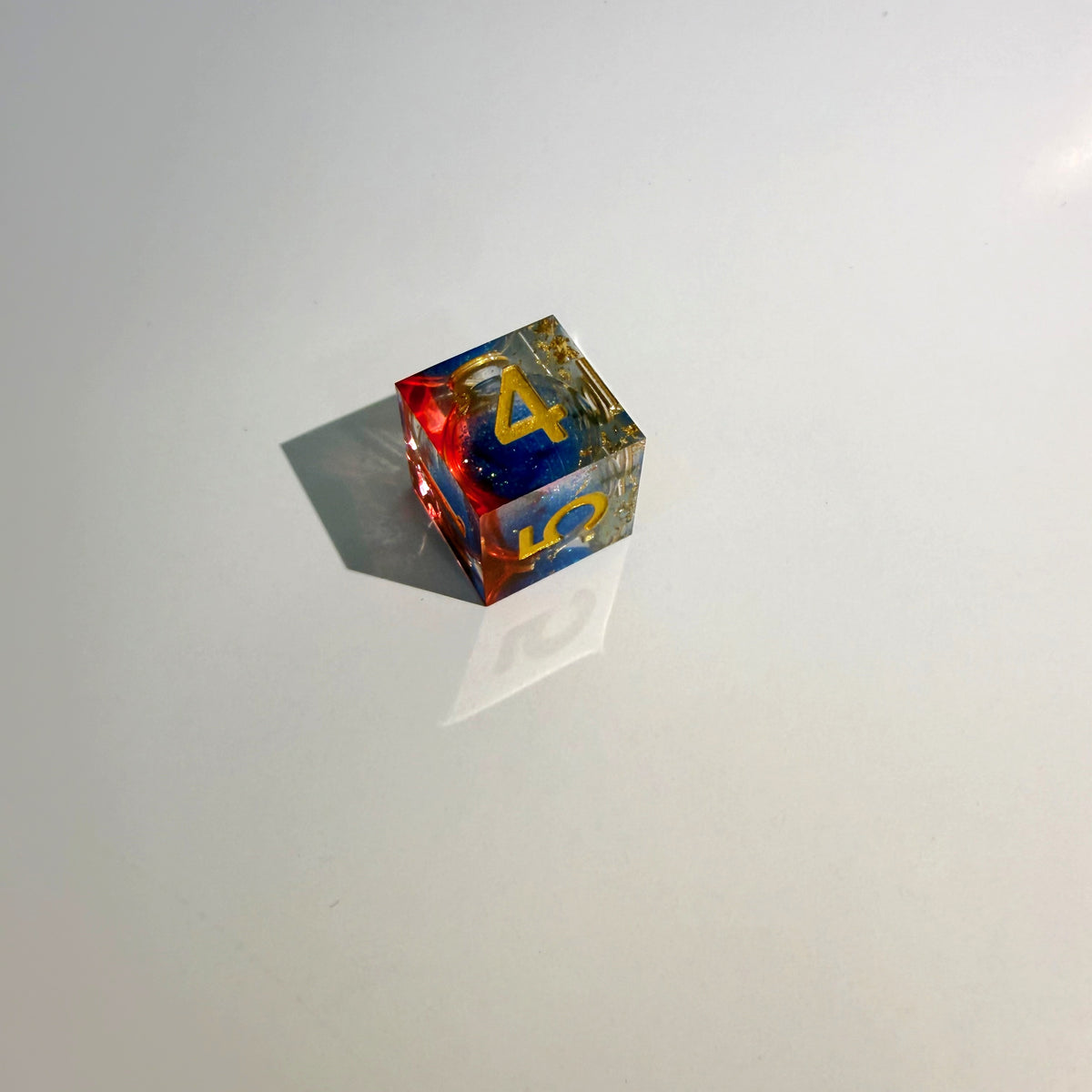 Sunfire Blaze Liquid Core Resin Dice Set