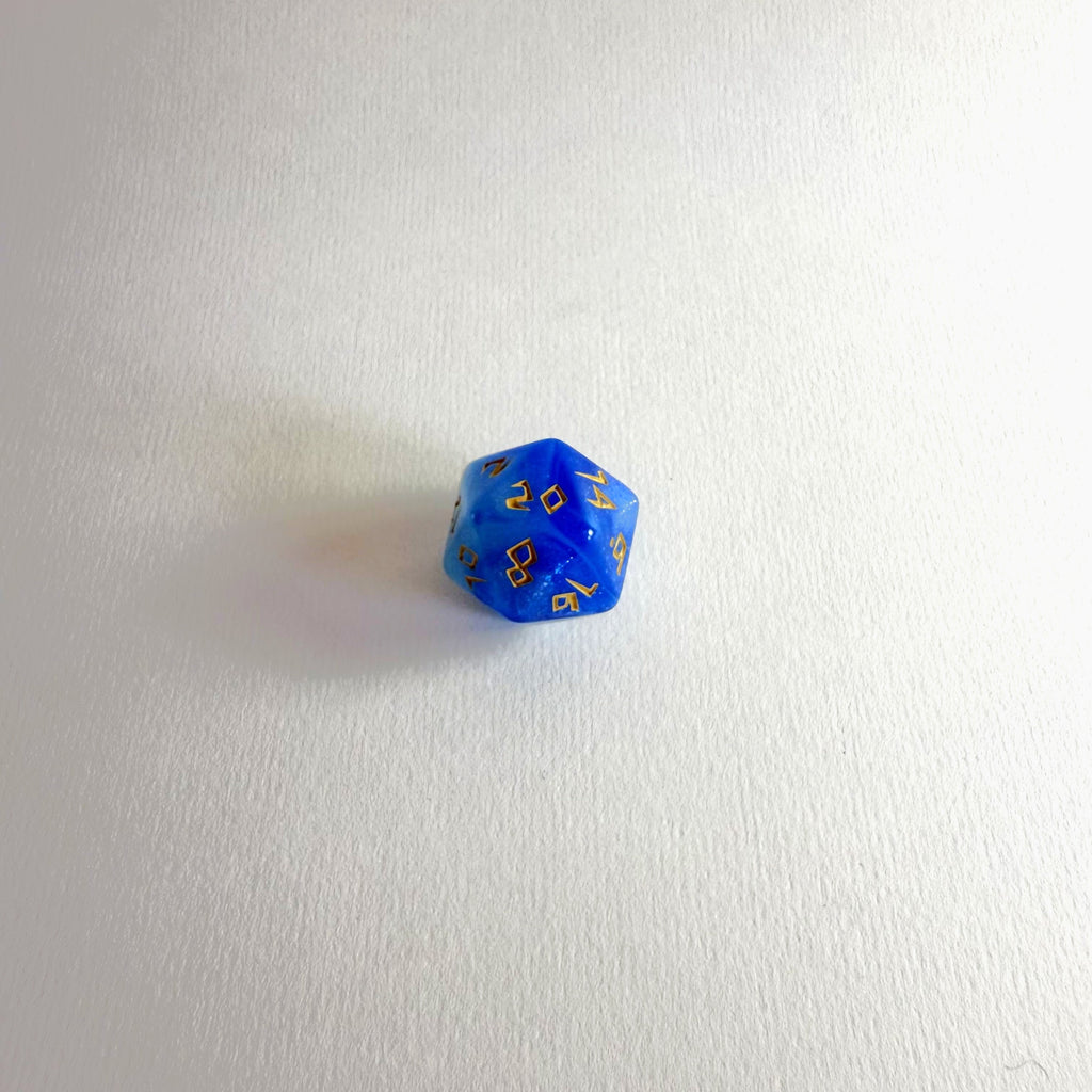 Nebula Song Carved Acrylic Dice Set