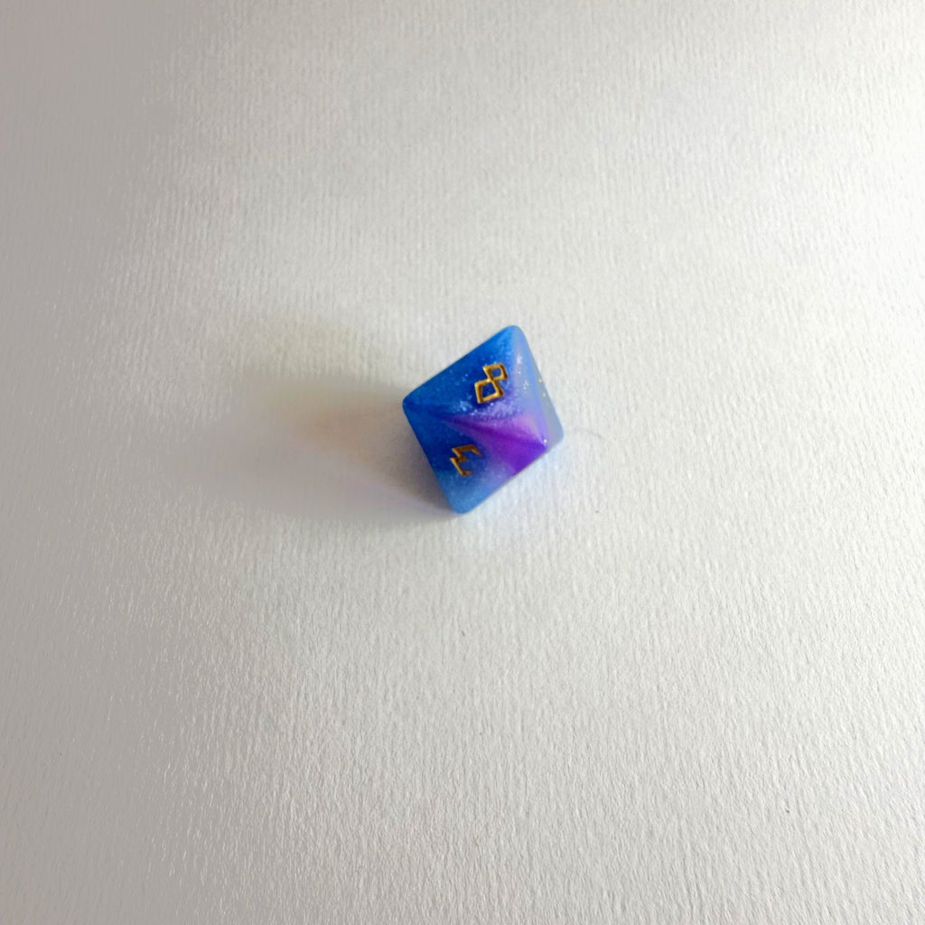Nebula Song Carved Acrylic Dice Set