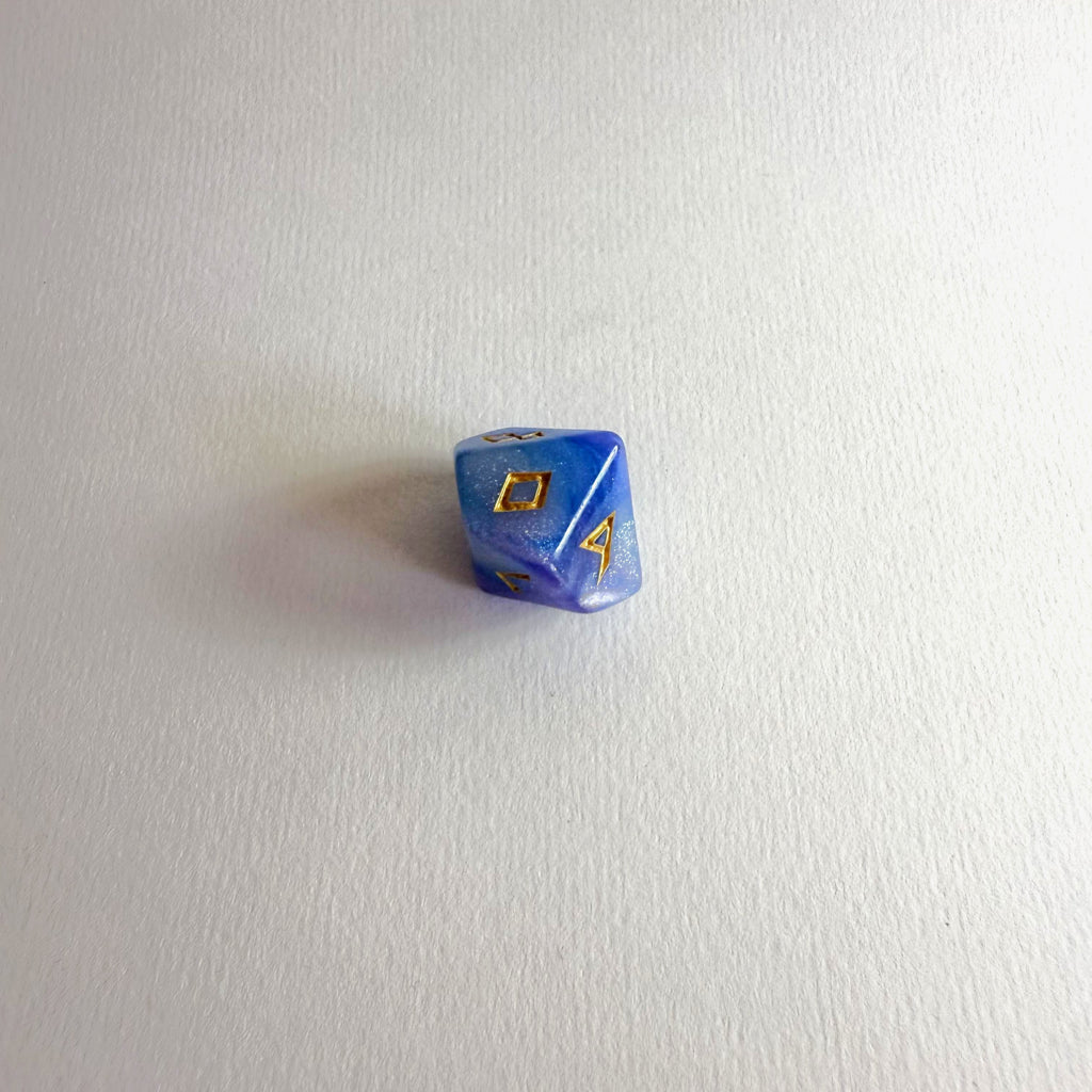 Nebula Song Carved Acrylic Dice Set