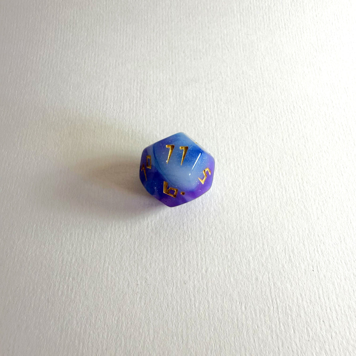 Nebula Song Carved Acrylic Dice Set