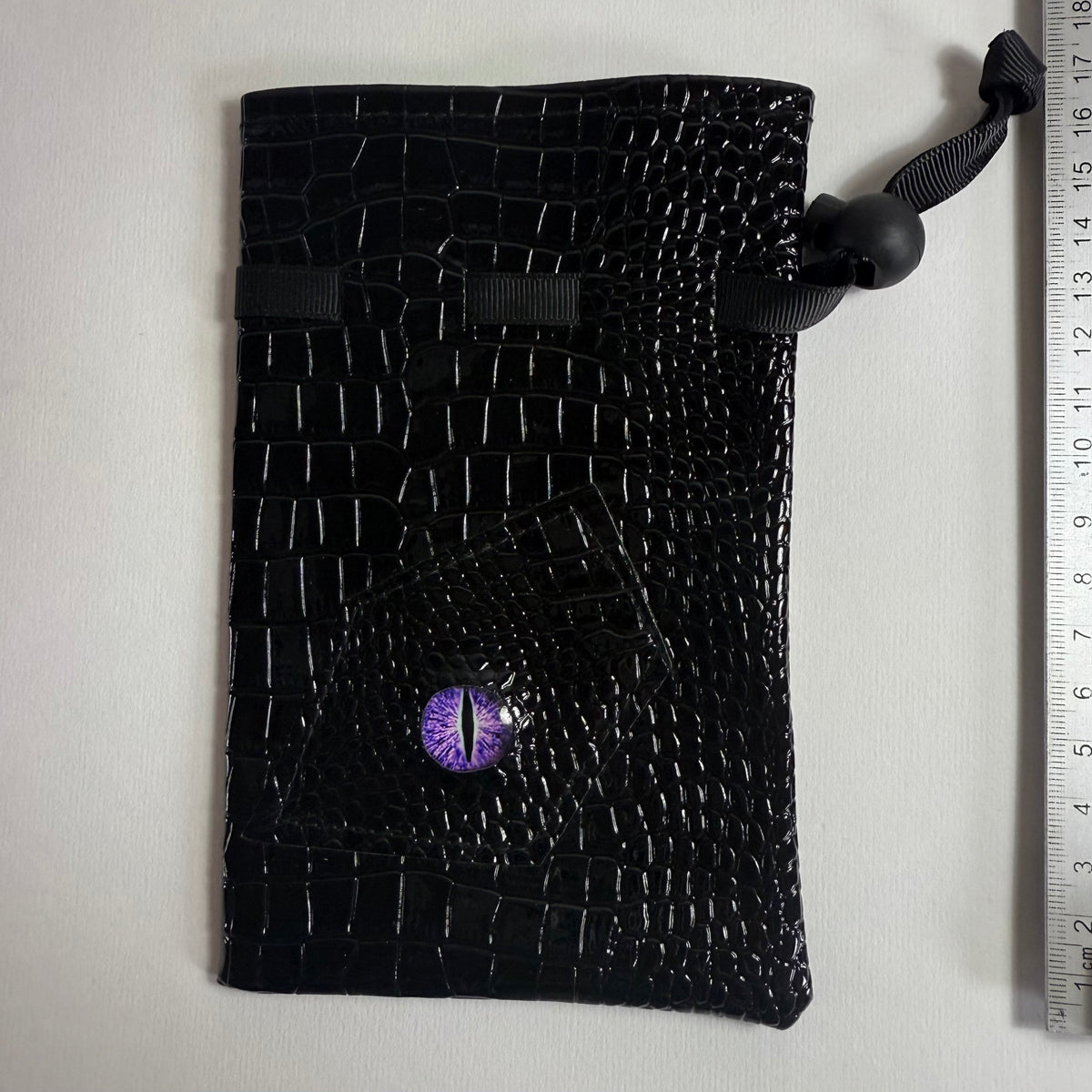 Purple Dragon Eye Dice Bag