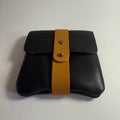 Black Faux Leather Dice Pouch