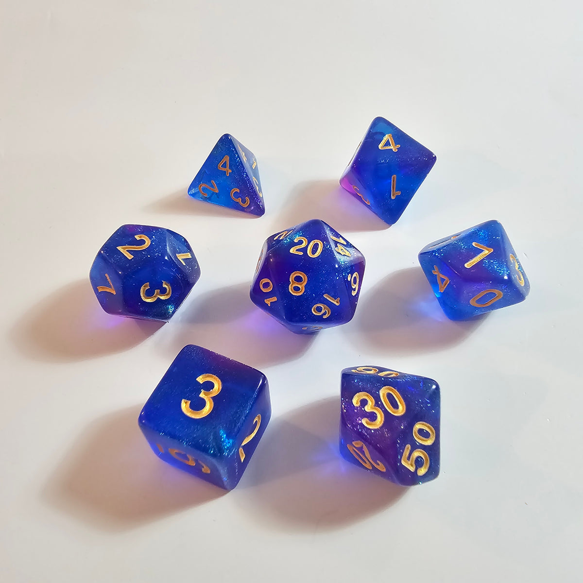 Starspell Waves Acrylic Dice Set