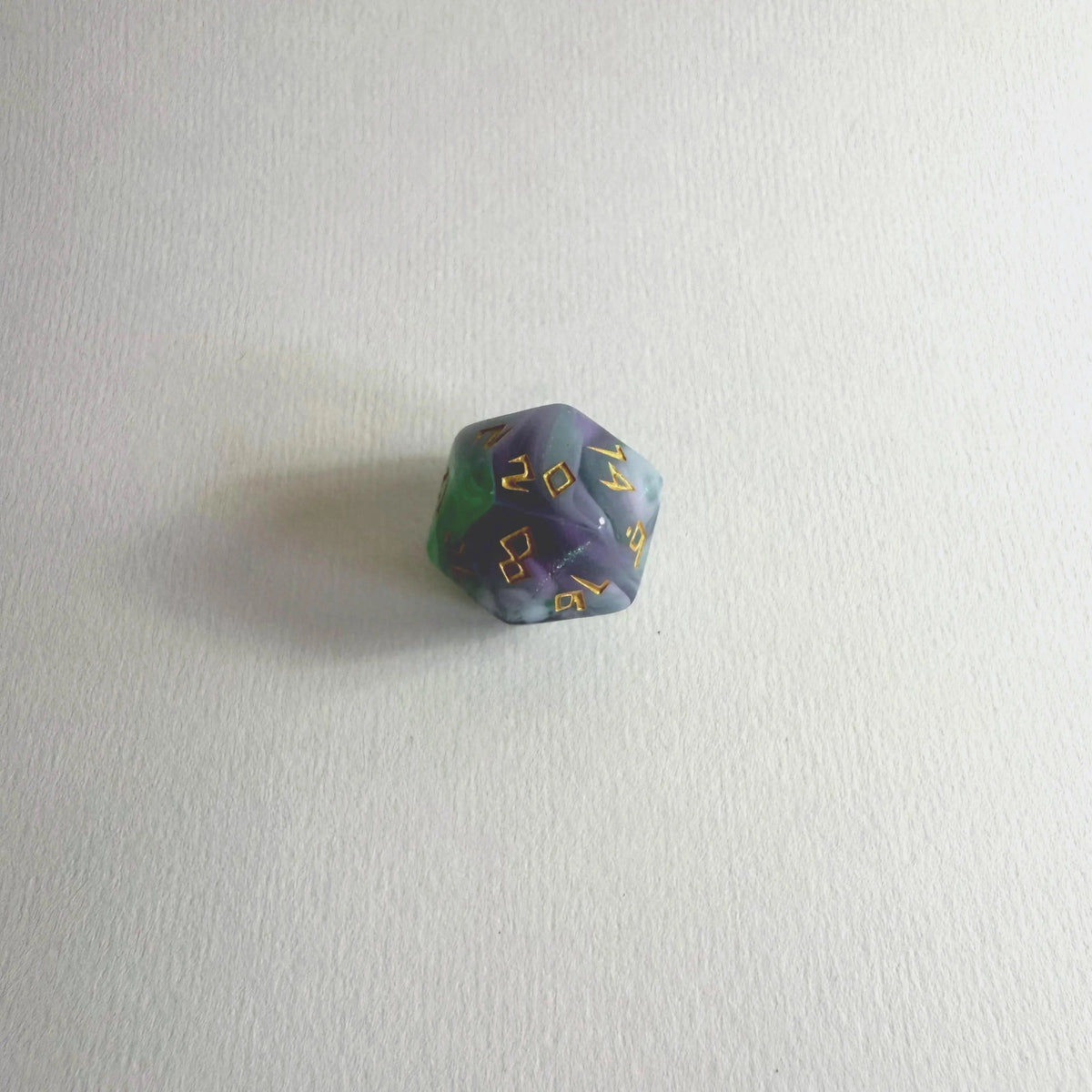 Veridian Dream Carved Acrylic Dice Set