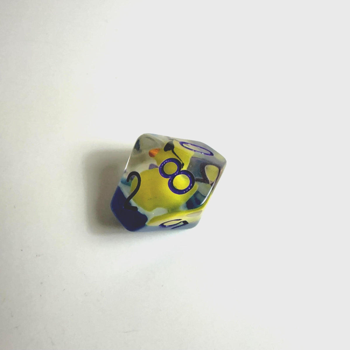 Sunglasses Duck Acrylic Dice Set