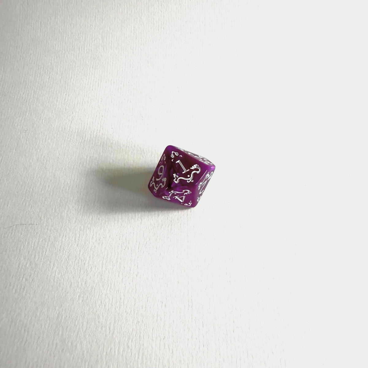 Magenta Mystic Acrylic Dice Set
