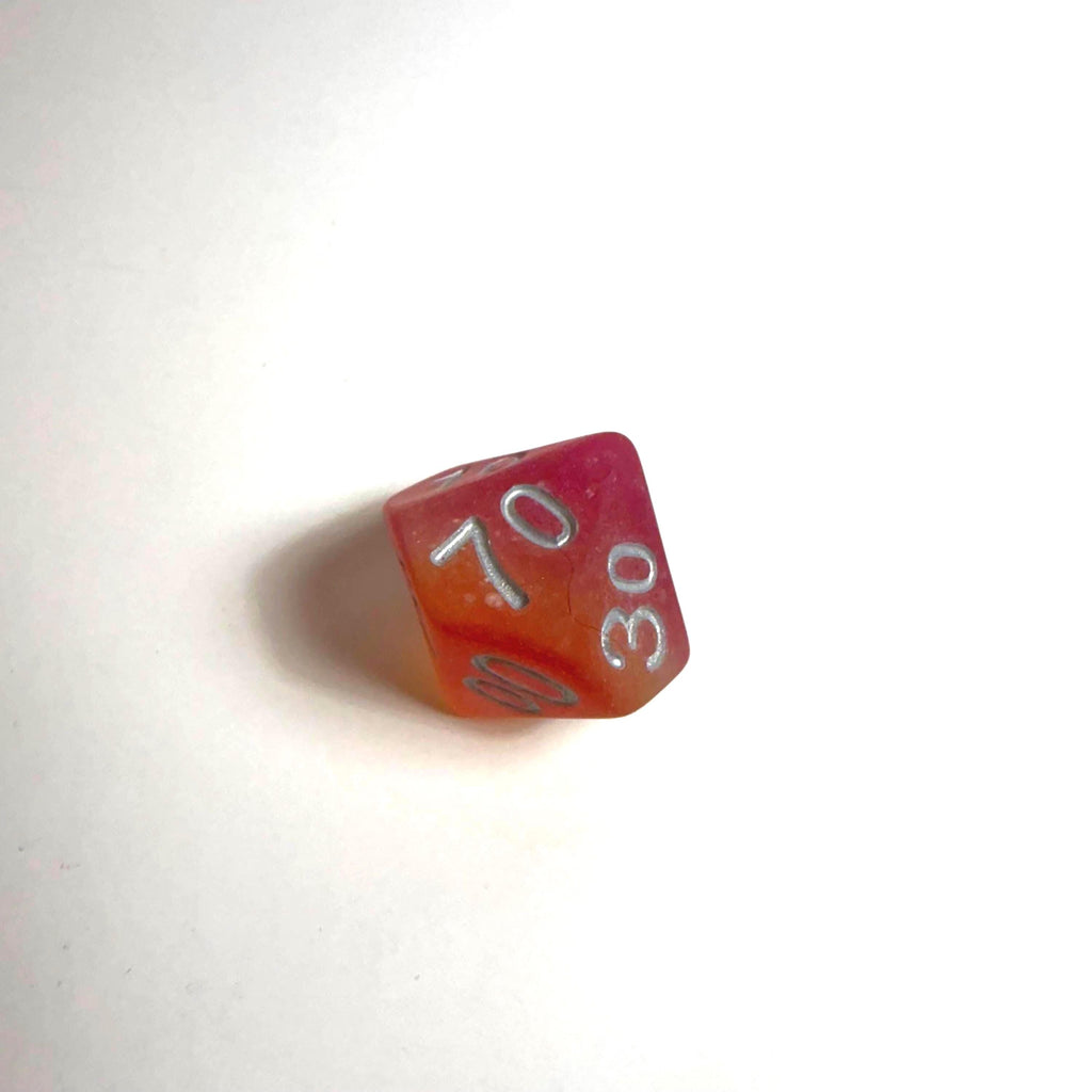 Lesbian Pride Flag Acrylic Dice Set