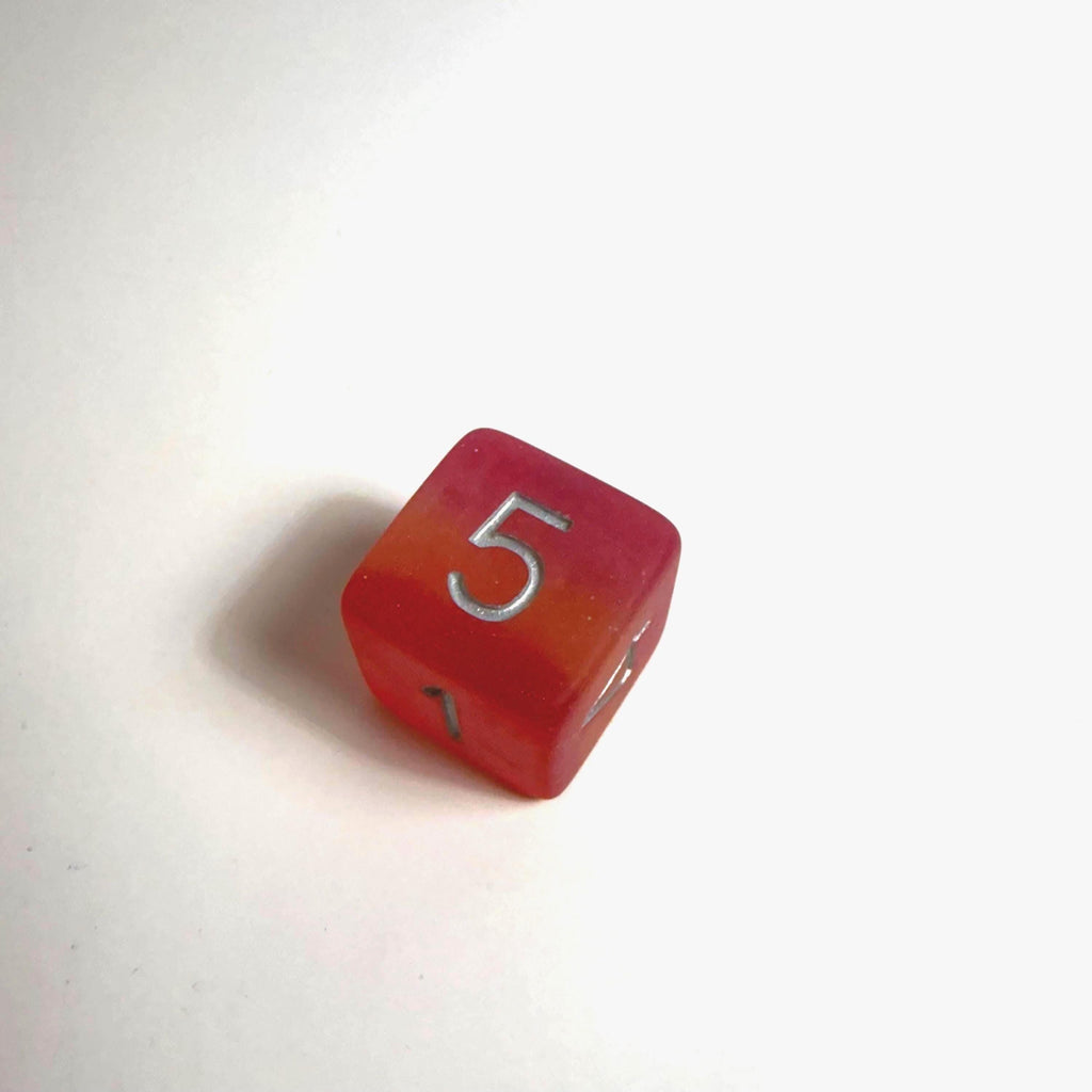 Lesbian Pride Flag Acrylic Dice Set