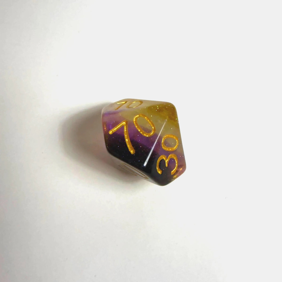 Non-Binary Pride Flag Acrylic Dice Set
