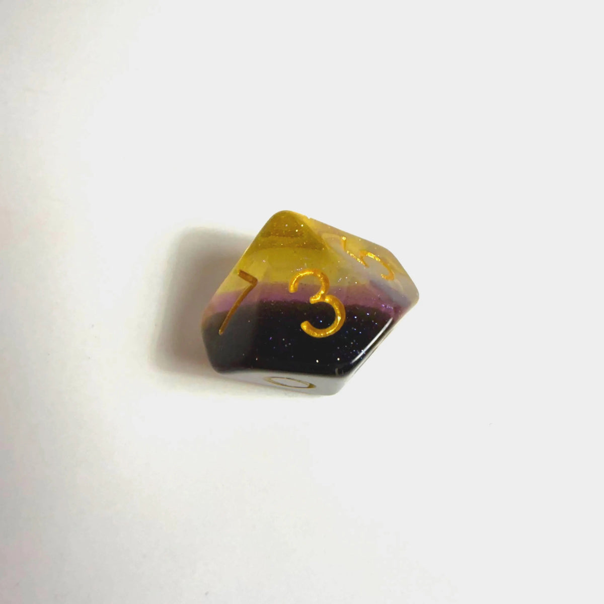 Non-Binary Pride Flag Acrylic Dice Set
