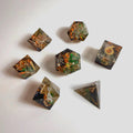 Autumnal Aether Handmade Resin Dice Set