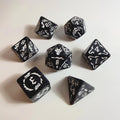 Black Dragon Acrylic Dice Set
