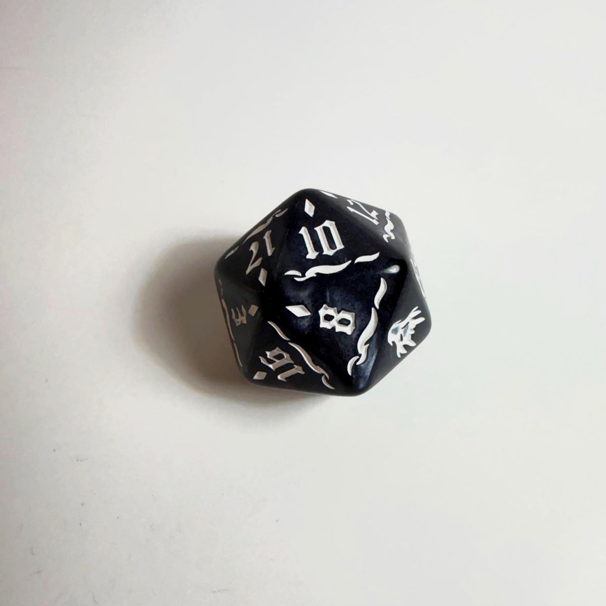 Black Dragon Acrylic Dice Set