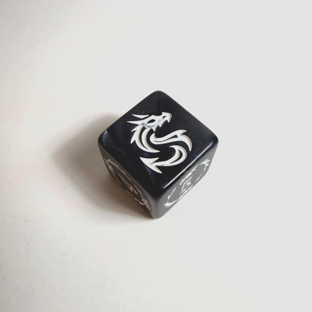 Black Dragon Acrylic Dice Set