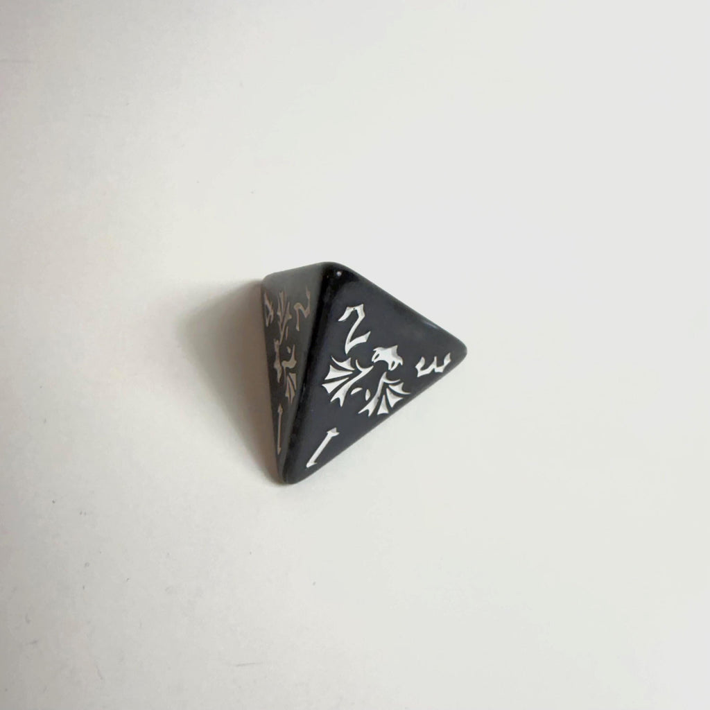 Black Dragon Acrylic Dice Set