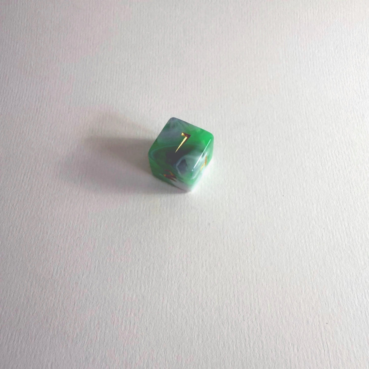 Veridian Dream Carved Acrylic Dice Set