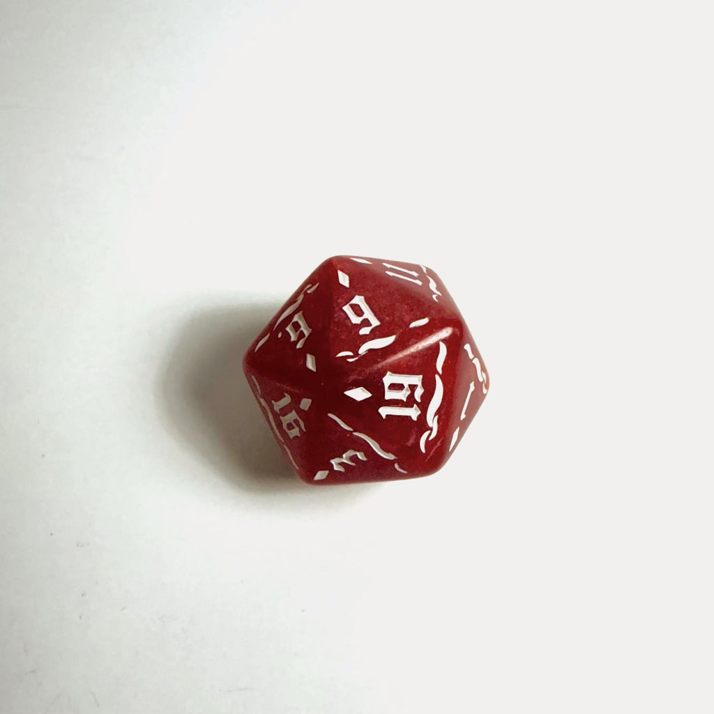 Red Dragon Acrylic Dice Set