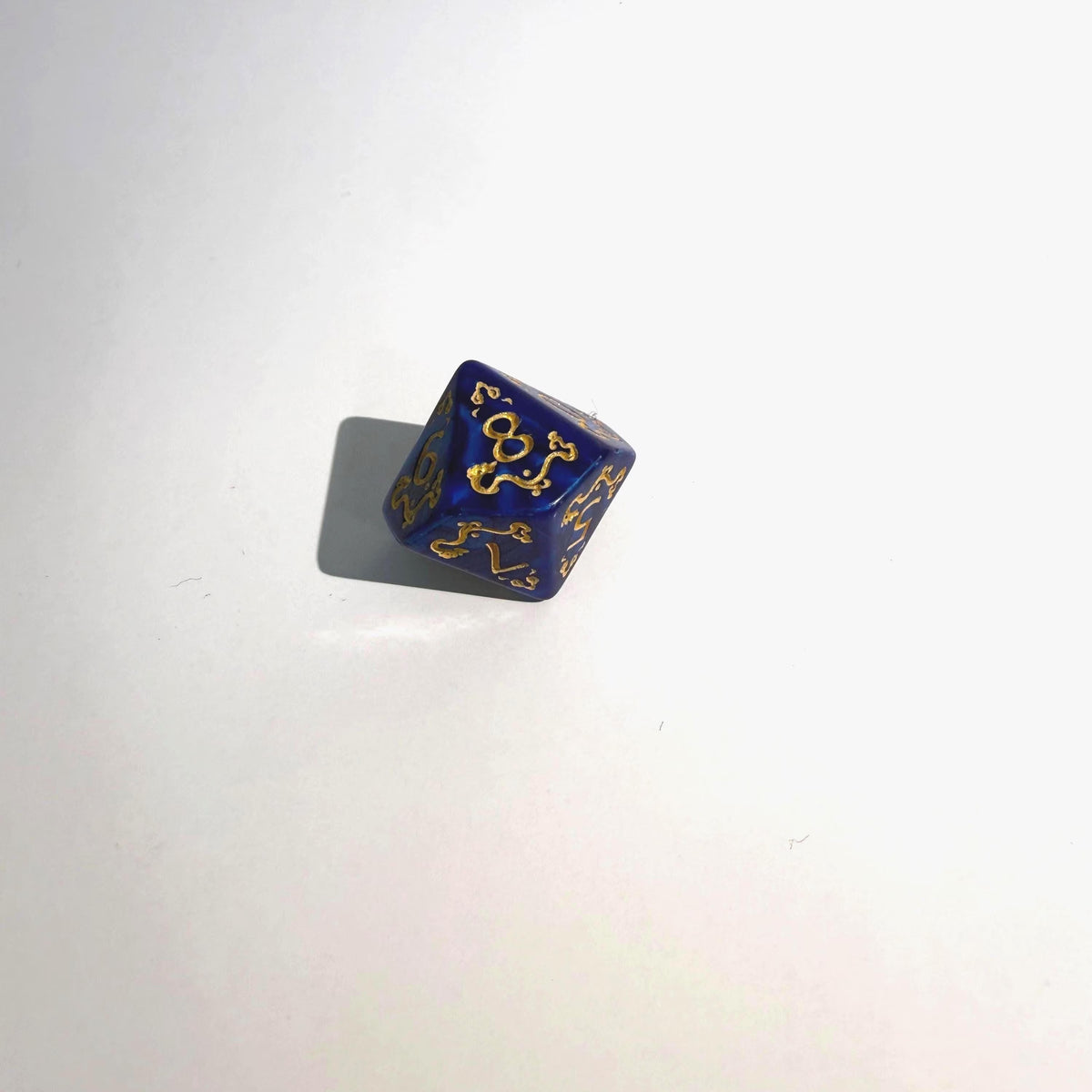Royal Blue Mystic Acrylic Dice Set