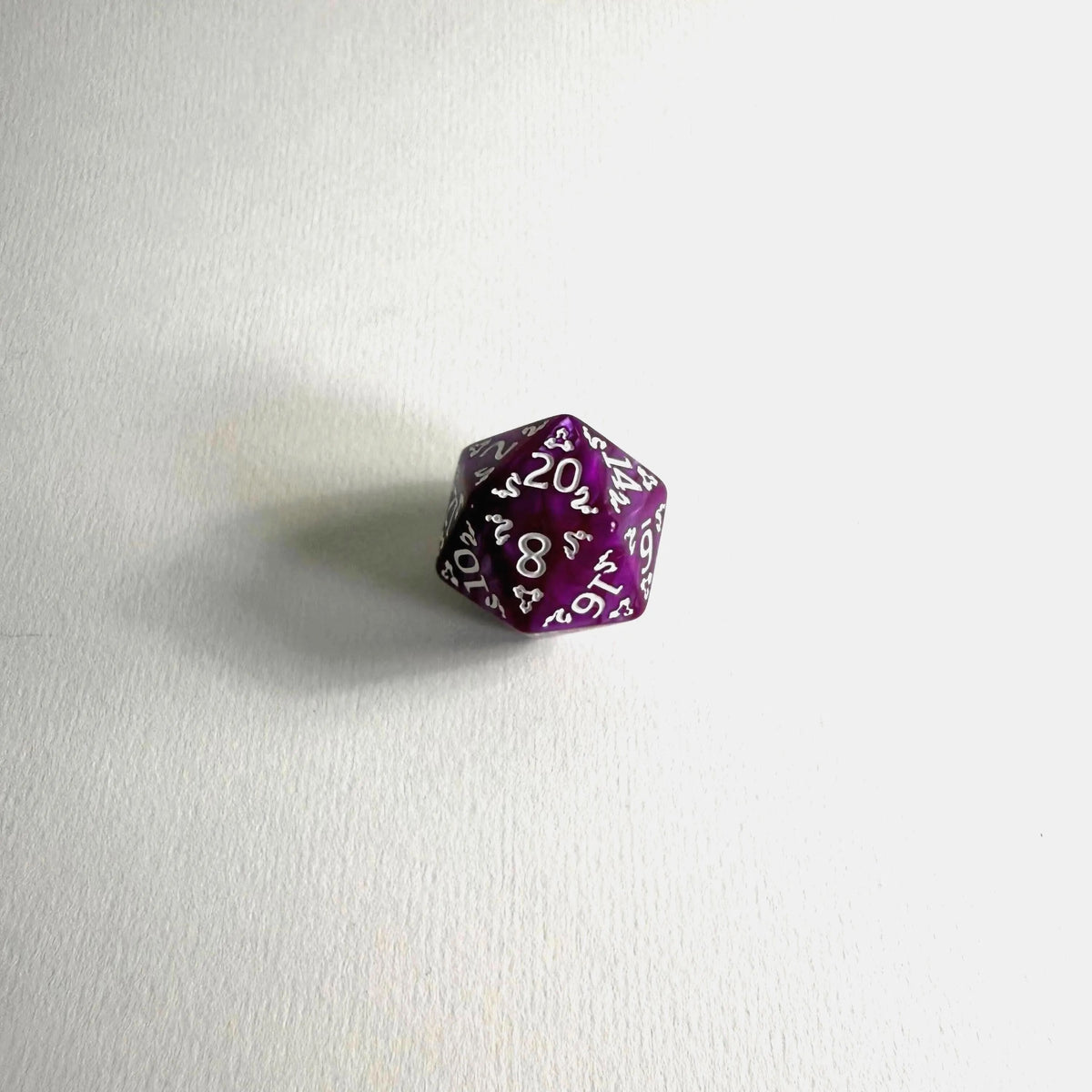 Magenta Mystic Acrylic Dice Set
