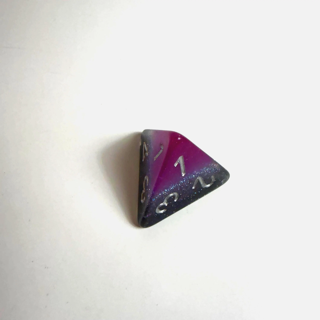 Asexual Pride Flag Acrylic Dice Set