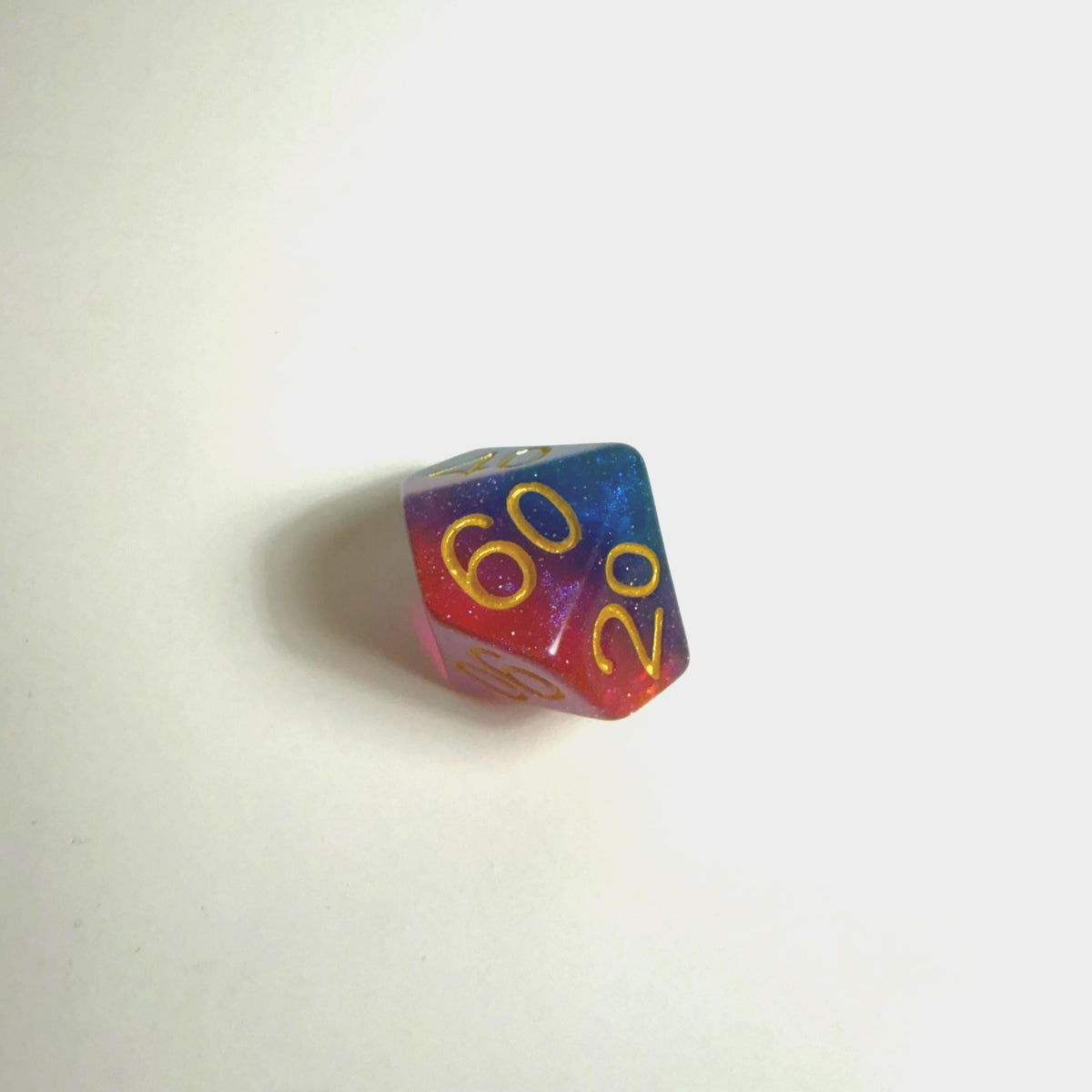 Bisexual Pride Flag Acrylic Dice Set