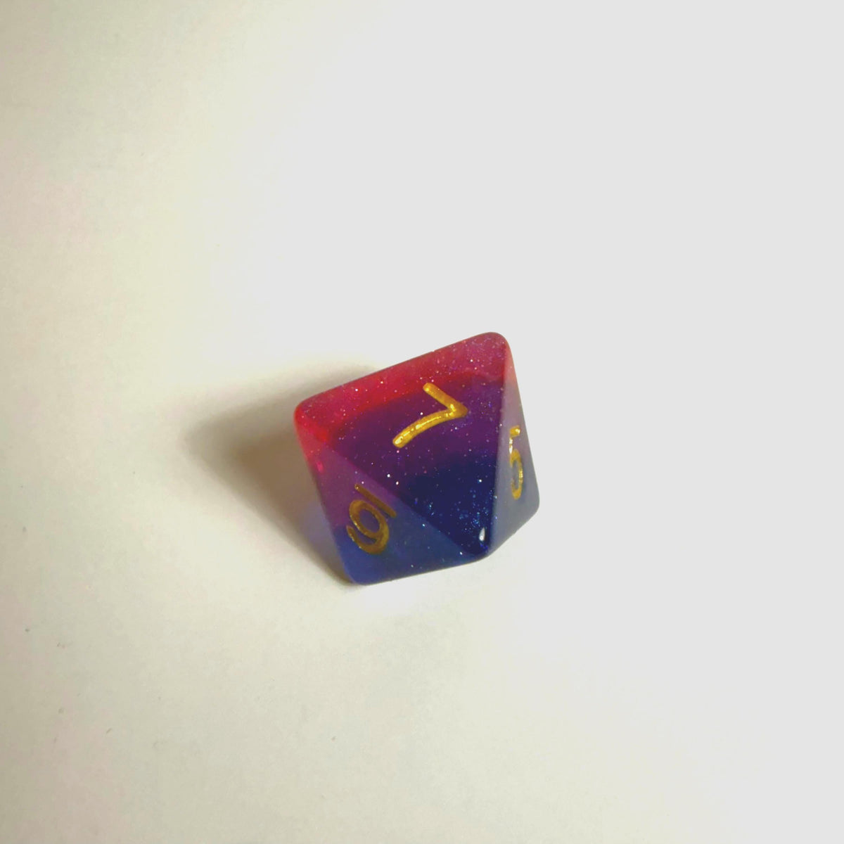 Bisexual Pride Flag Acrylic Dice Set