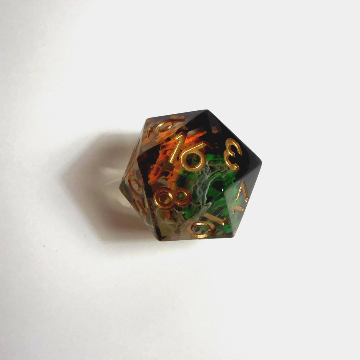 Autumnal Aether Handmade Resin Dice Set