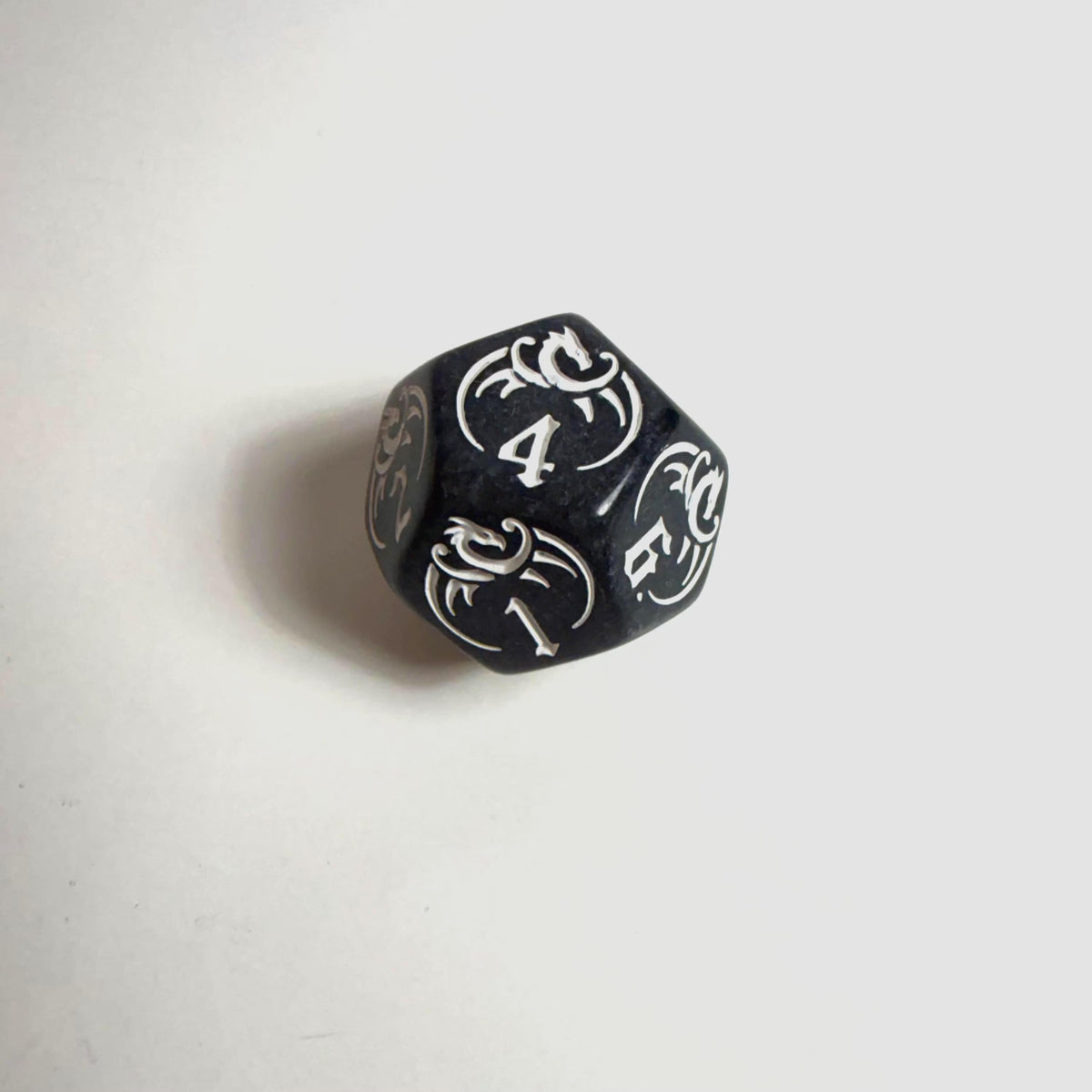 Black Dragon Acrylic Dice Set