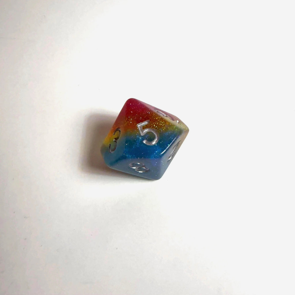 Pansexual Pride Flag Acrylic Dice Set