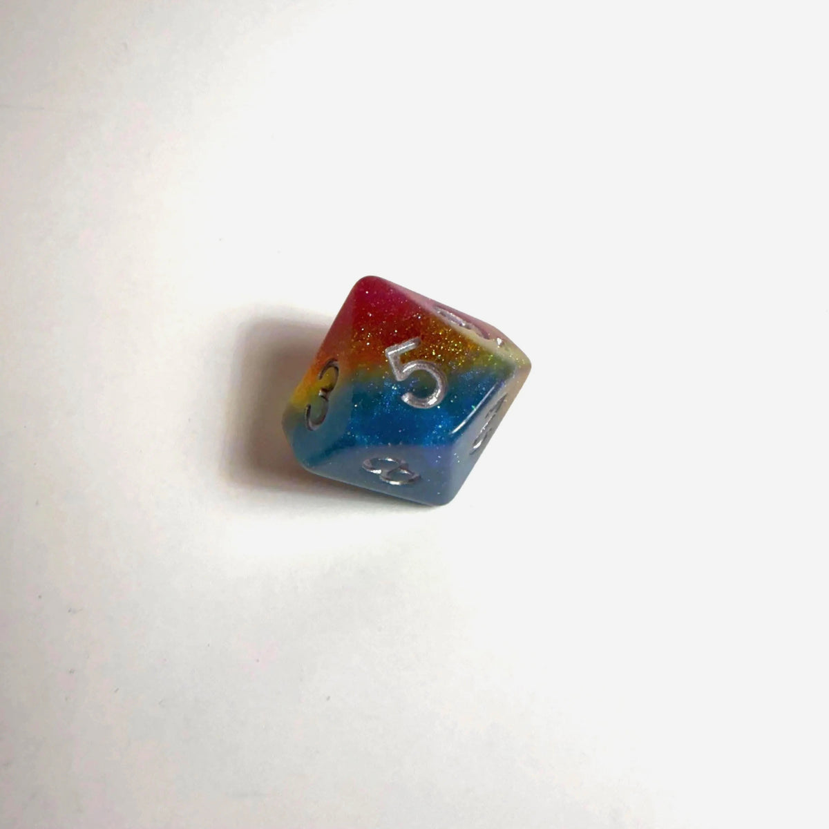 Pansexual Pride Flag Acrylic Dice Set