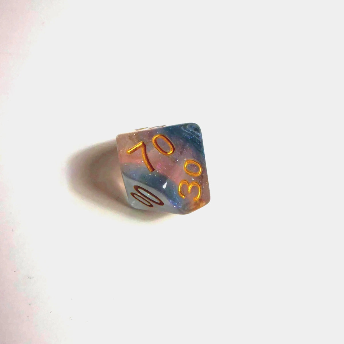 Transgender Pride Flag Acrylic Dice Set