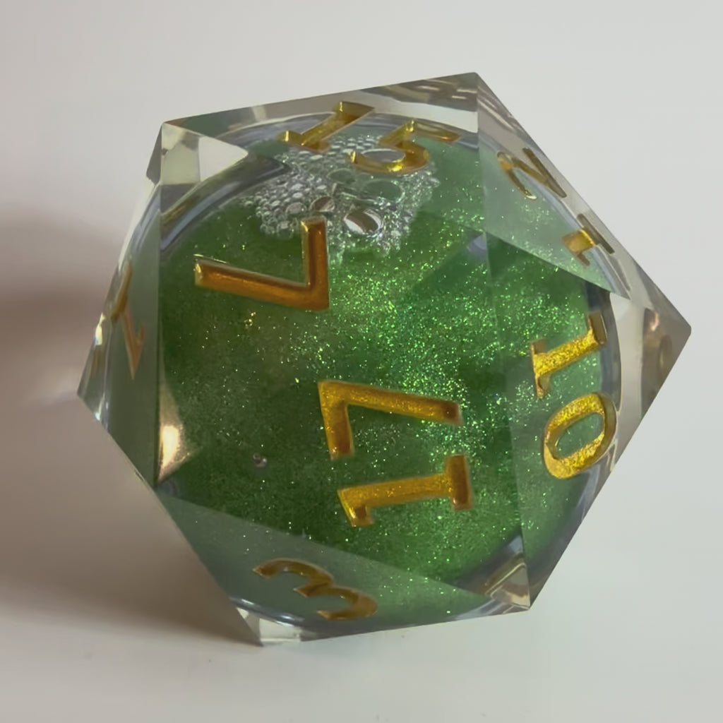Green Nature's Dream Giant Resin D20