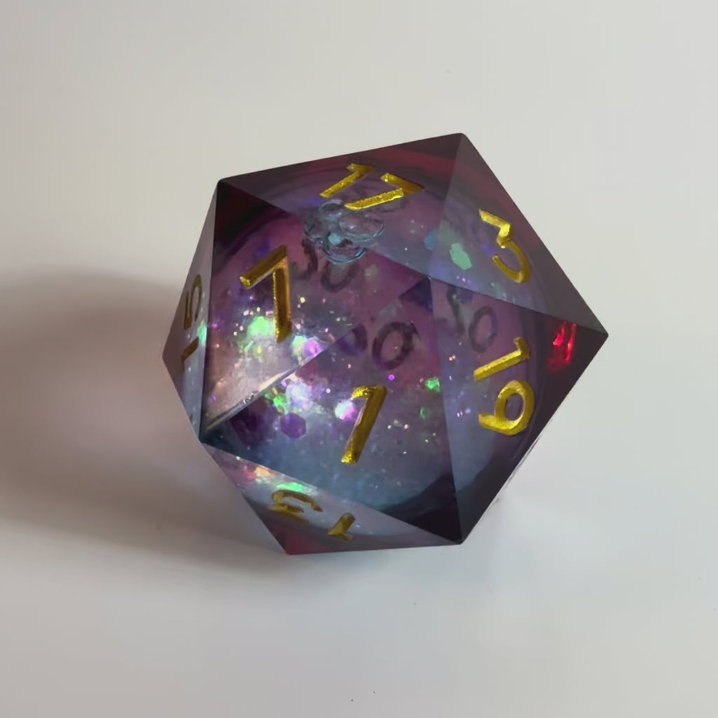 Spellborn Nebula Chonk Resin D20